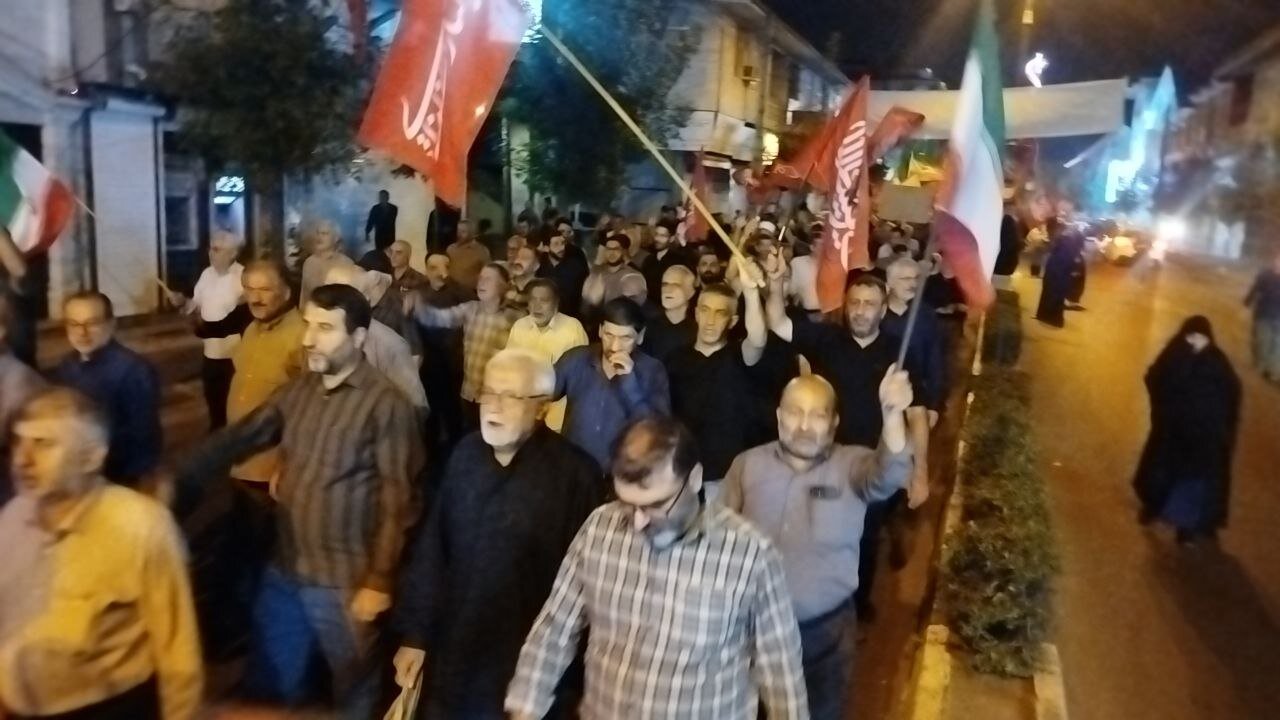 صد و چهل و ششمین راهپیمایی حماسی مردم آستانه اشرفیه در حمایت از ولایت