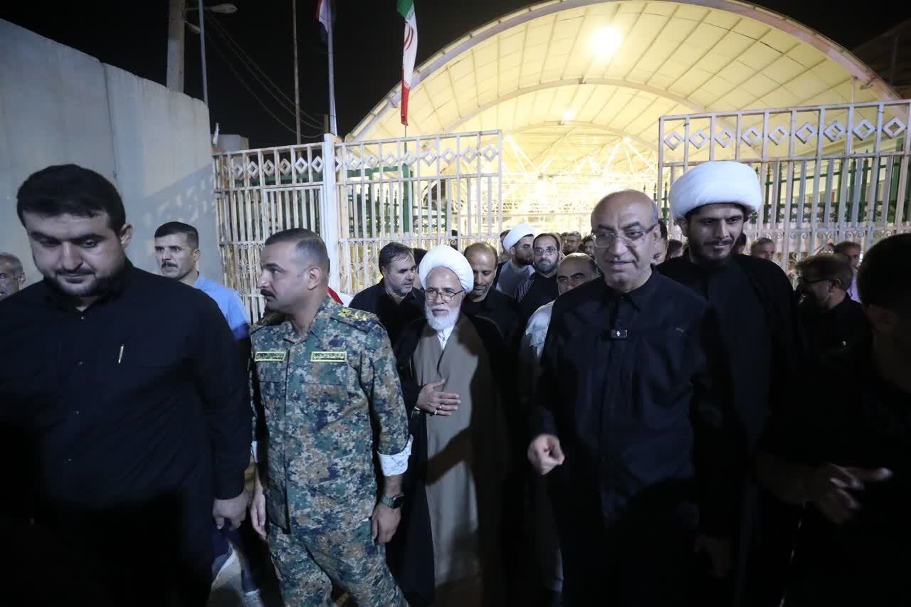 آمادگی گذرگاه منذریه برای اربعین؛ مسئولان کرمانشاه از خدمات درمانی و رفاهی زائران بازدید کردند