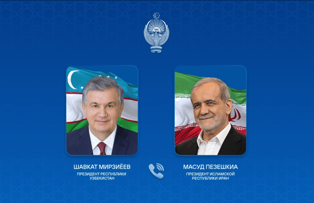 رایزنی تلفنی روسای جمهور ایران و ازبکستان؛ تاکید بر گسترش مناسبات دوجانبه