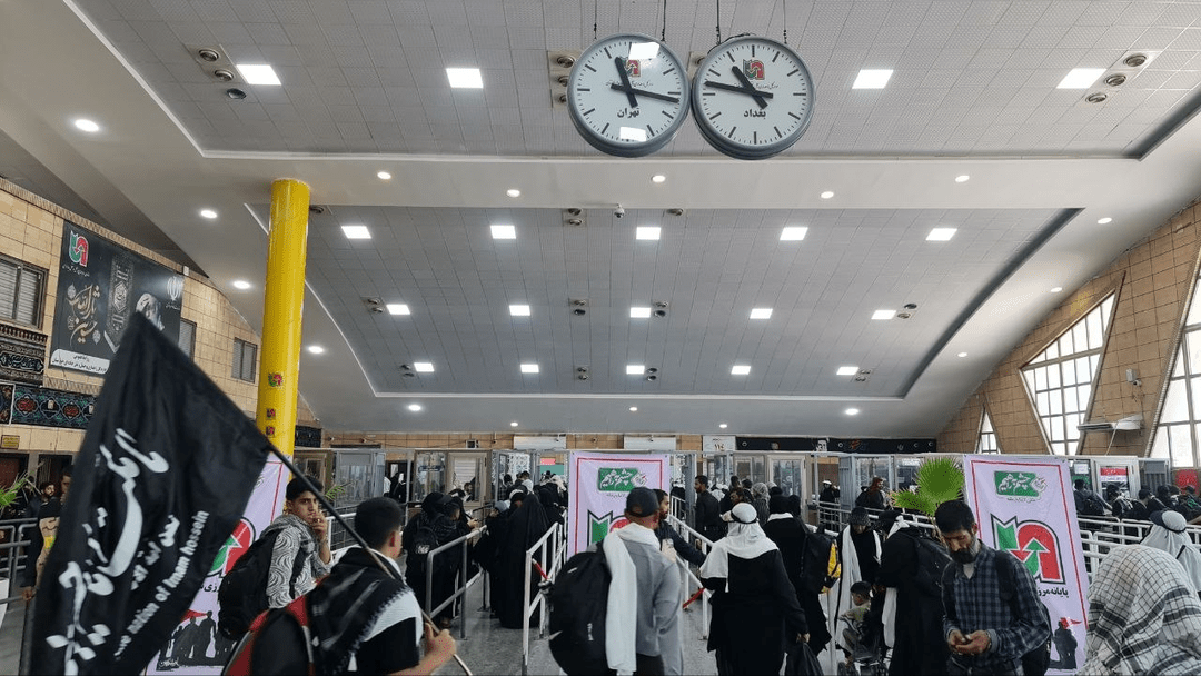 آخرین وضعیت تردد زائران اربعین در مرز شلمچه؛ تردد روان و بدون معطلی