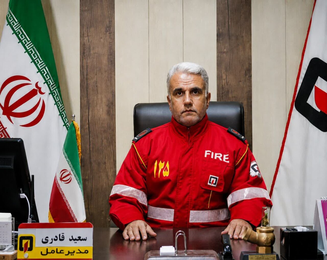 استقرار ۲۰ آتش‌نشان کرمانشاهی در مرز خسروی برای خدمات‌رسانی به زائران اربعین