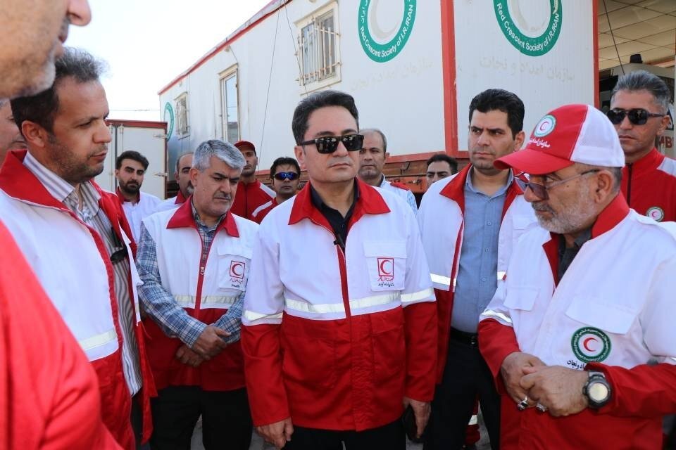بازدید رئیس سازمان امداد و نجات از مرز باشماق؛ آمادگی کامل برای خدمت‌رسانی به زائران اربعین