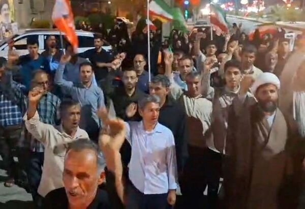 اجتماع پرشور مردم آبدان در حمایت از نظام اسلامی