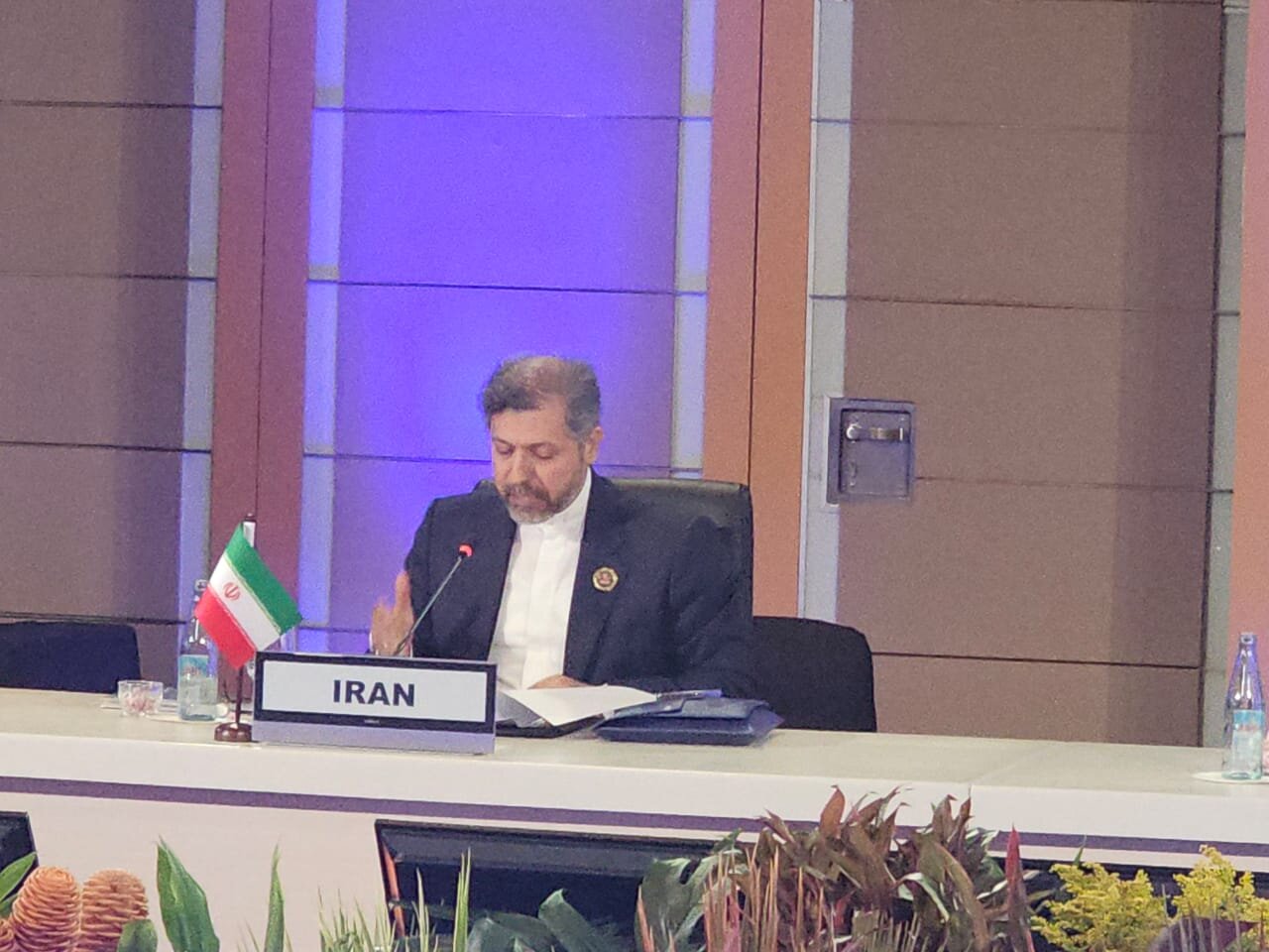 خطیب‌زاده در اجلاس آسه‌آن: آمریکا به دنبال سلطه بر آبراه‌های خلیج فارس است