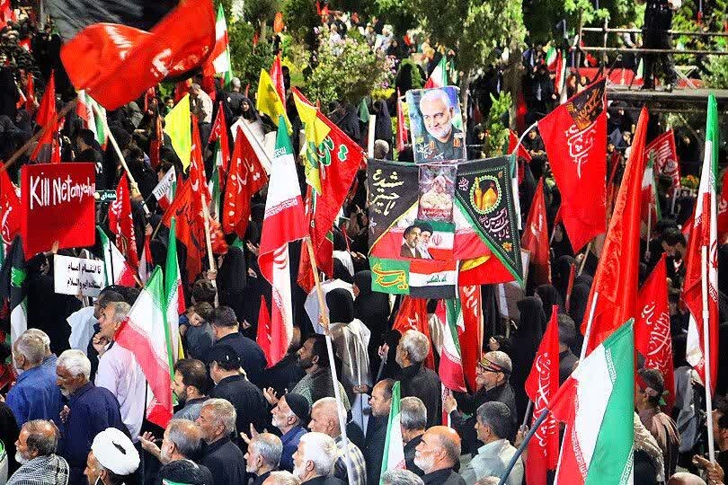 آئین خونخواهی رهبر شهید در زابل برگزار شد