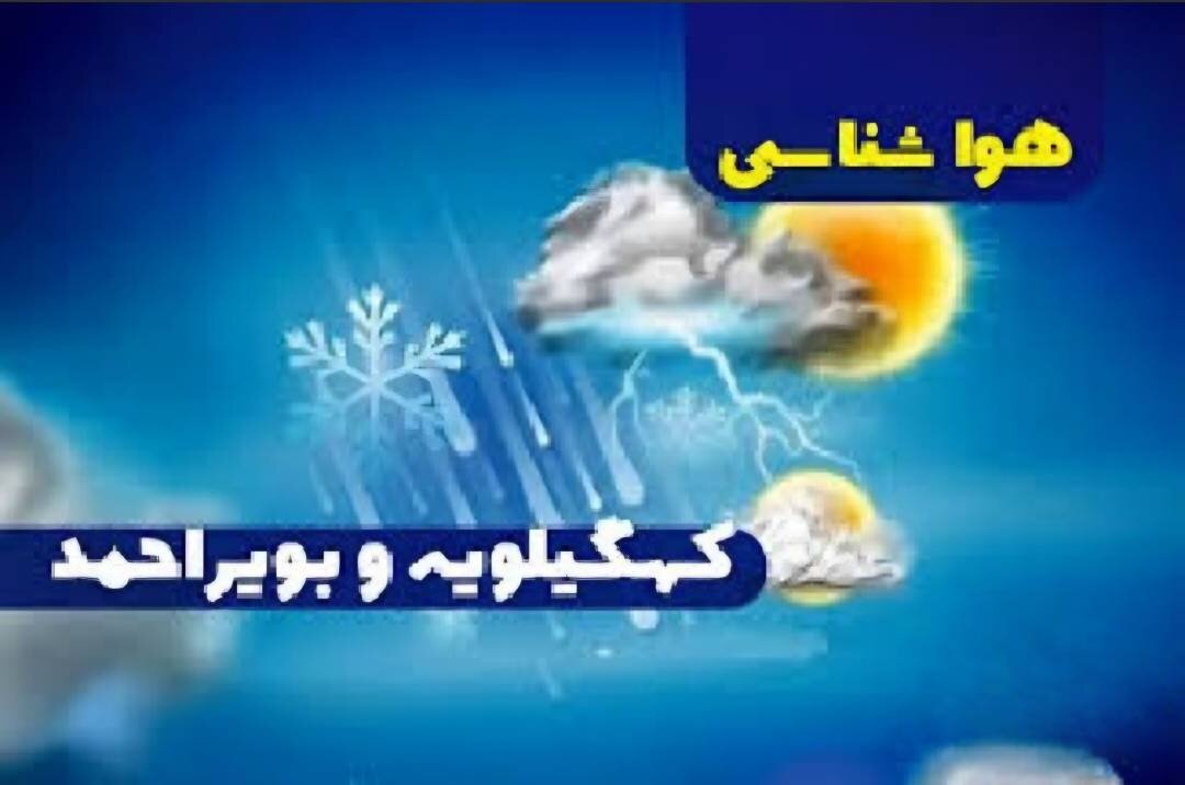 پیش‌بینی وزش باد شدید و گردوخاک در کهگیلویه و بویراحمد؛ هشدار زرد صادر شد