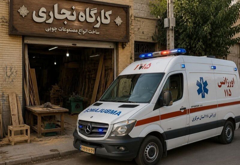 نقص ایمنی در کارگاه نجاری؛ کارگر اراکی دو انگشت خود را از دست داد