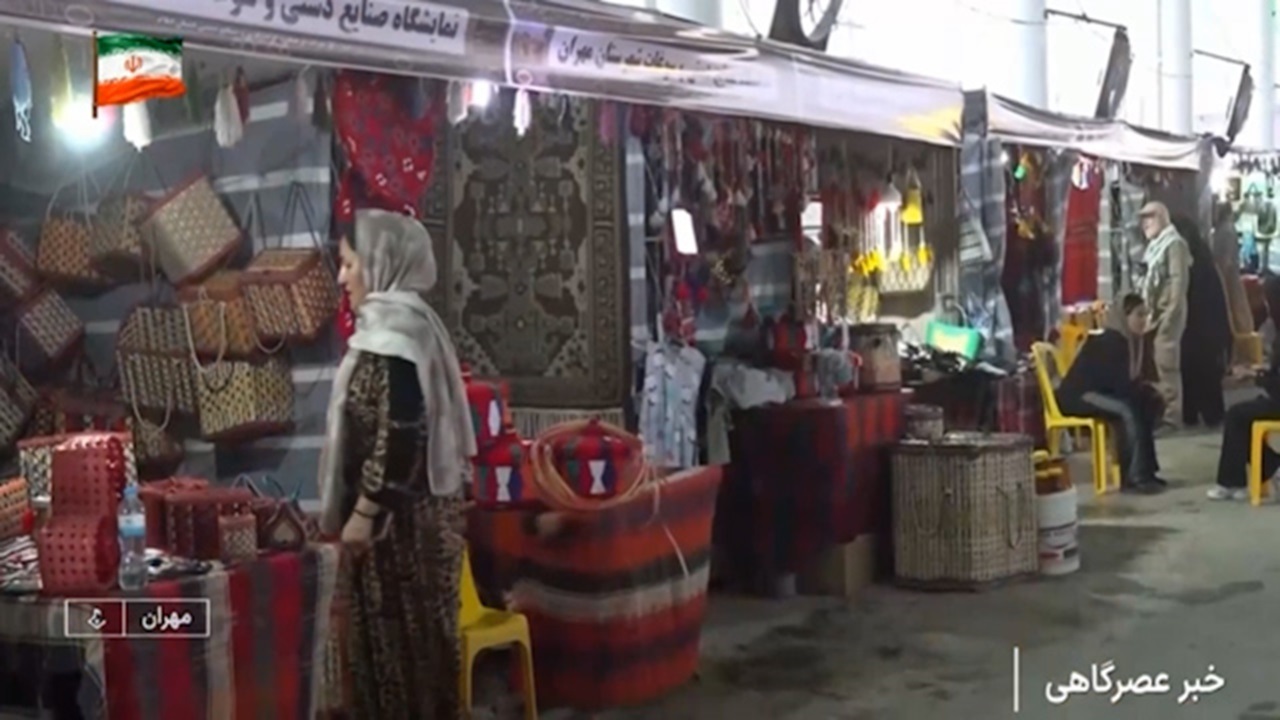 استقبال از زائران اربعین با نمایشگاه صنایع دستی در مرز مهران