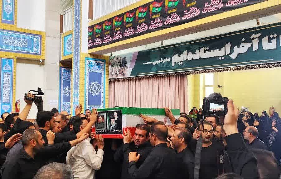 وداع باشکوه تبریزی‌ها با پیکر شهید اقتدار «محمود ملاجباری»