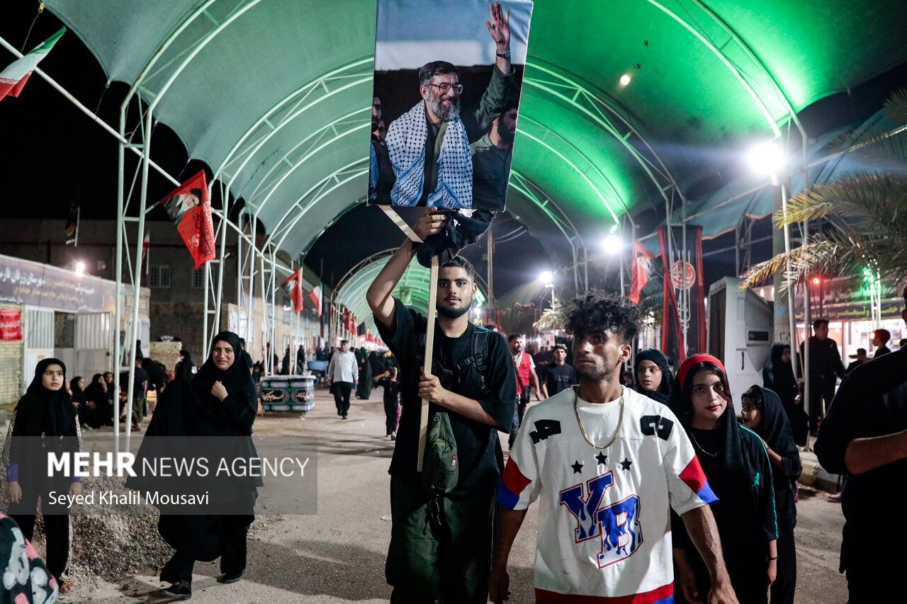 چذابه در آستانه اربعین؛ تردد زائران همچنان پرحجم و روان