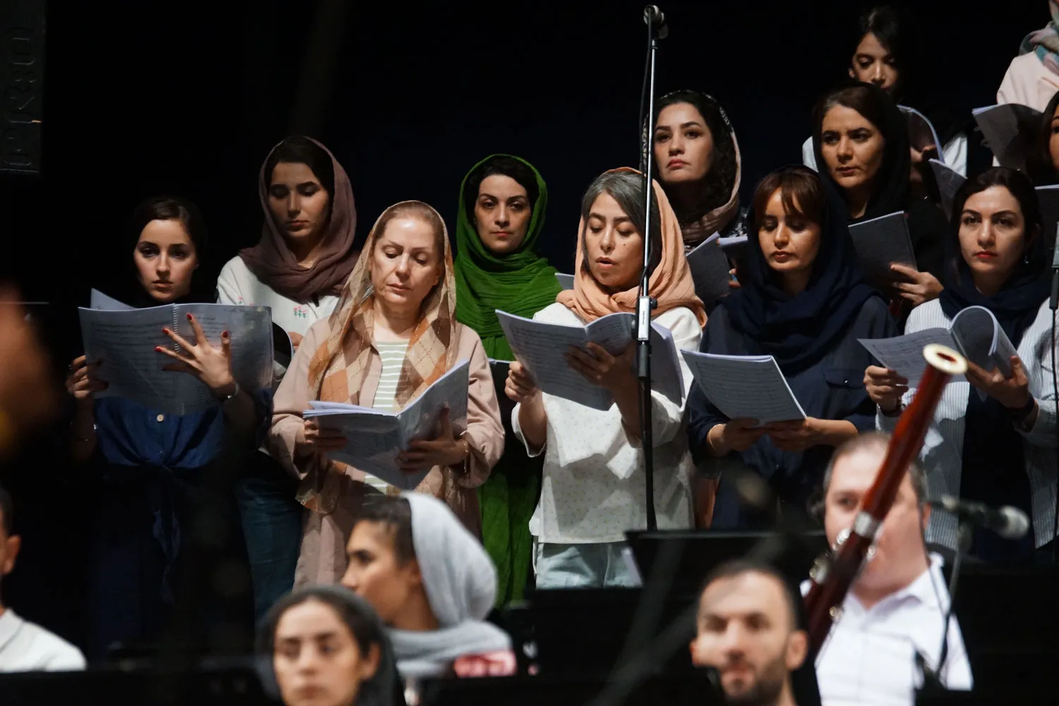 تمرین ارکستر سمفونیک تهران در تالار وحدت