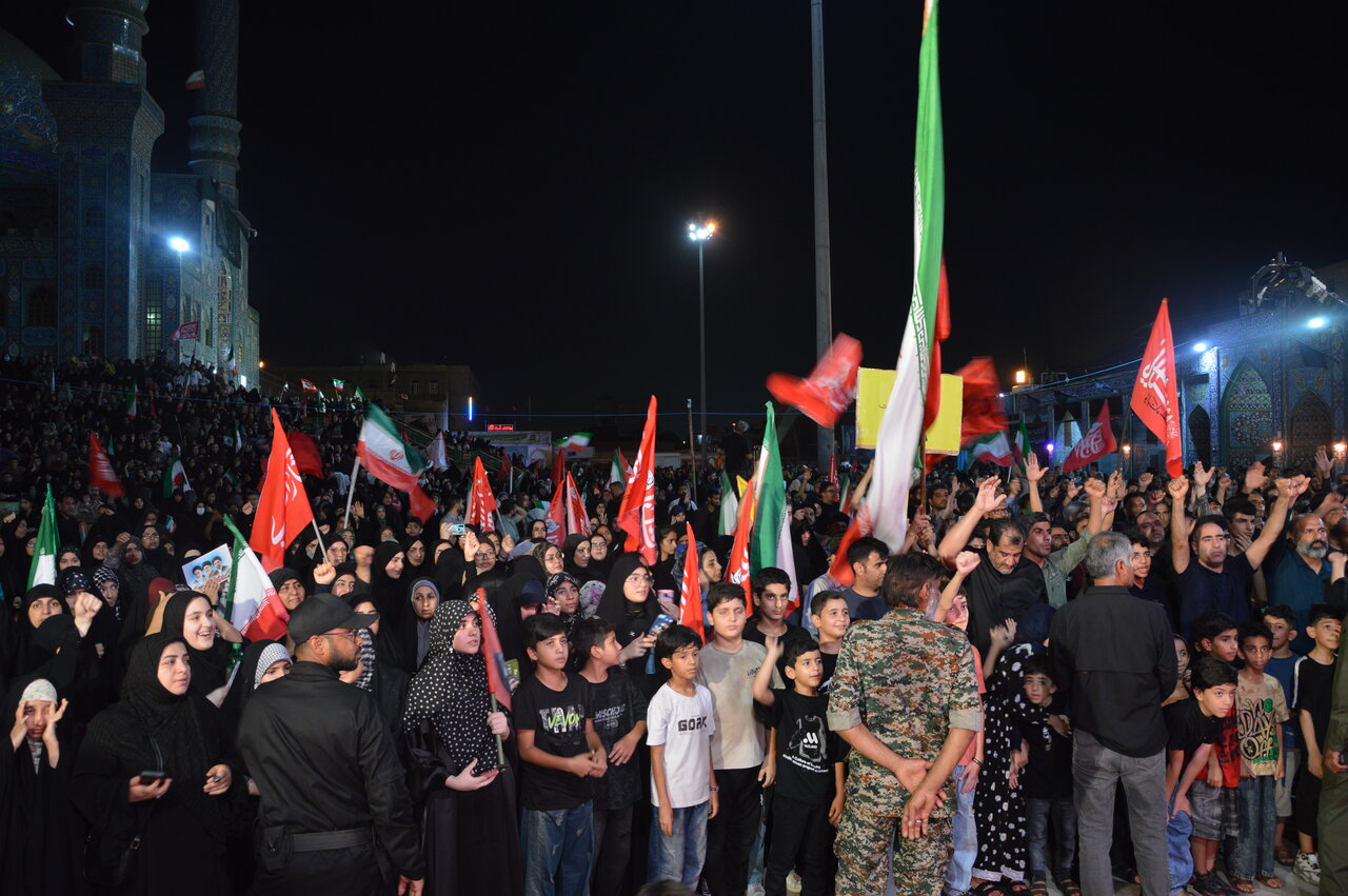 ادامه اجتماعات شبانه در ماسال؛ میدان شهر میزبان مردم در صد و پنجاه و پنجمین شب مقاومت