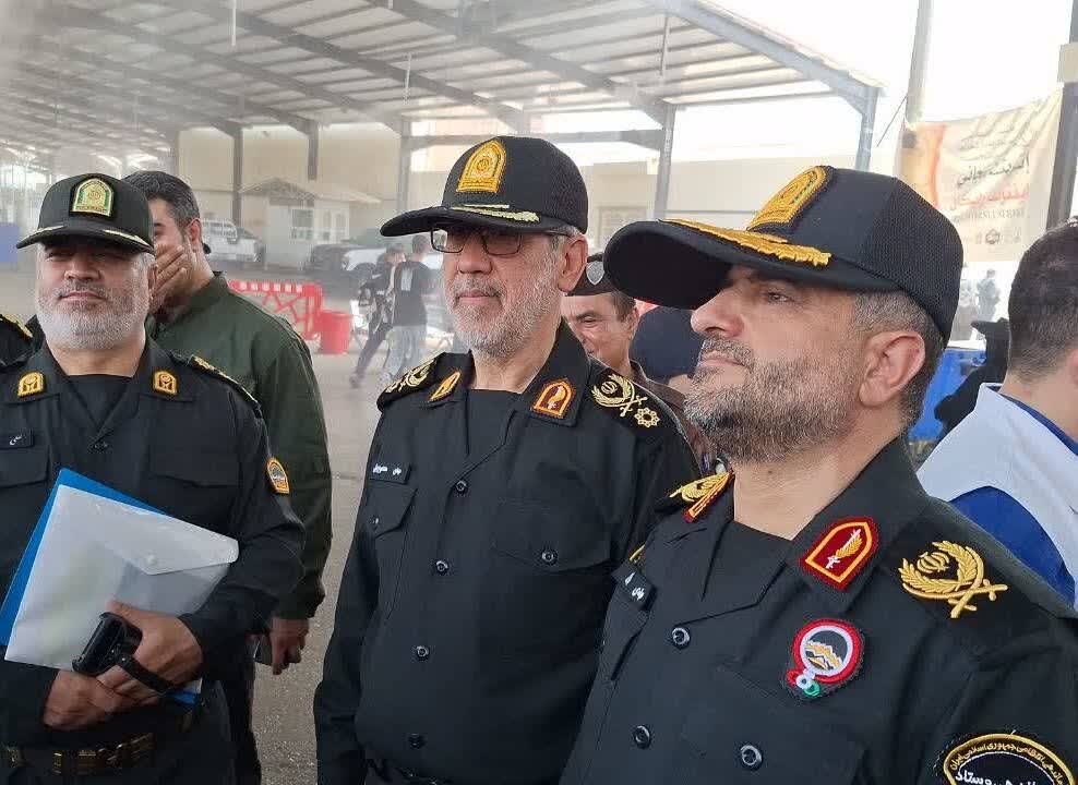 رئیس بازرسی کل فراجا: خدمت‌رسانی به زائران اربعین در مرزها بدون وقفه ادامه دارد