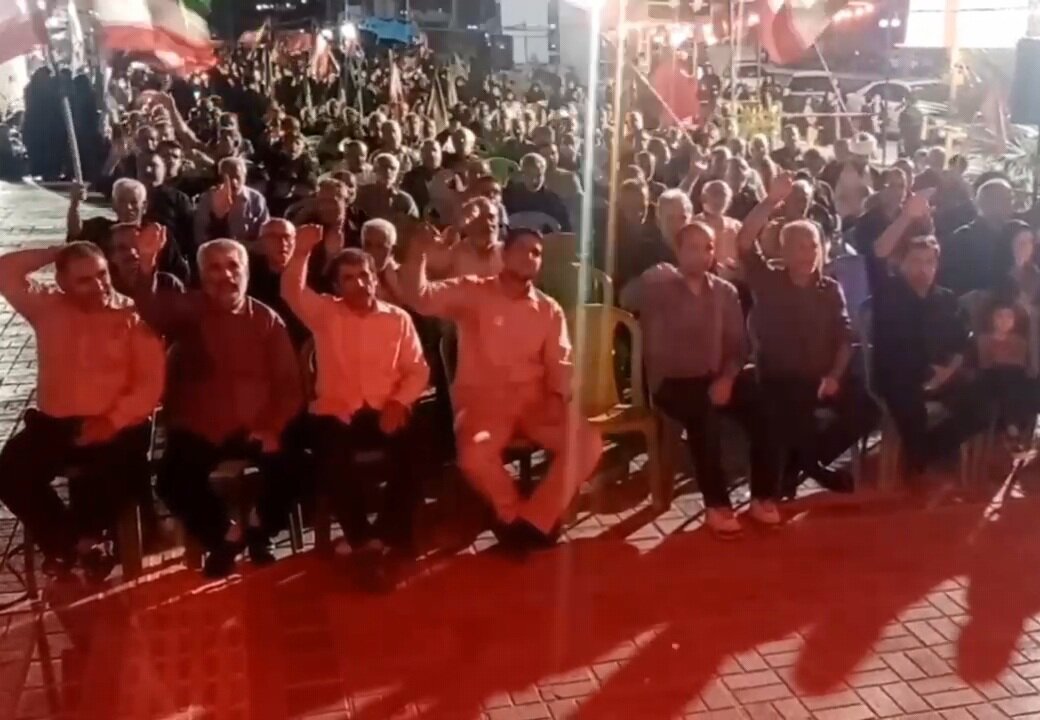 صد و پنجاه و ششمین شب پایداری؛ اجتماع مردم آبپخش در گذرگاه مقاومت