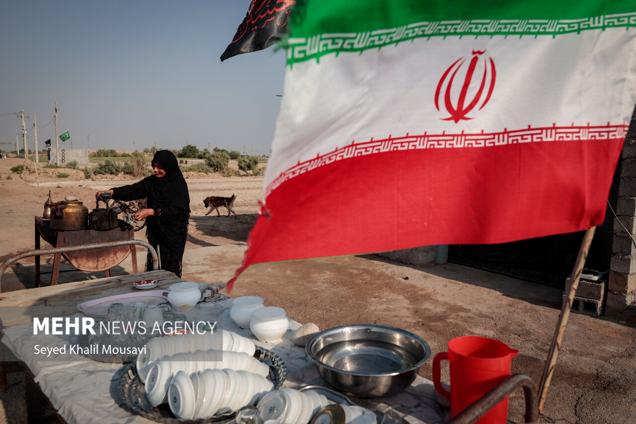 پیاده‌روی نمادین جاماندگان اربعین در شاهرود؛ دل‌های مشتاق روانه کربلا شد