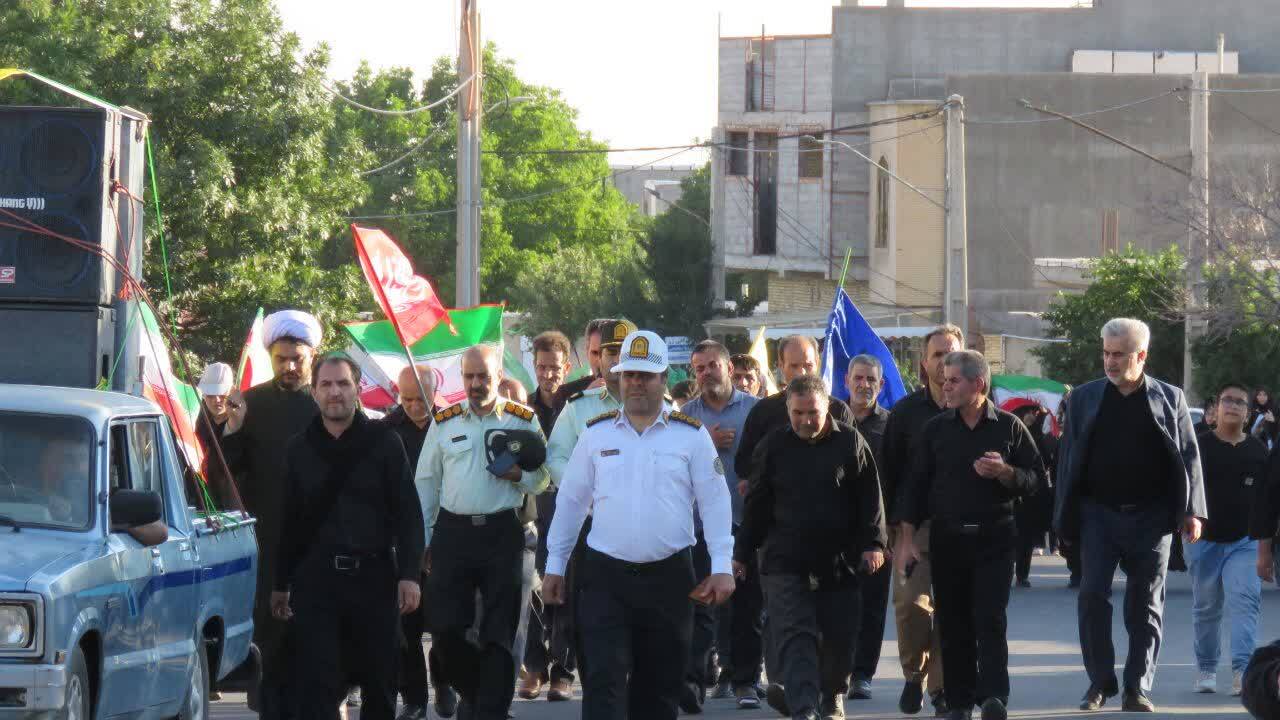 عزاداری پرشور جاماندگان اربعین در هریس؛ آیین سوگواری دلدادگان حسینی