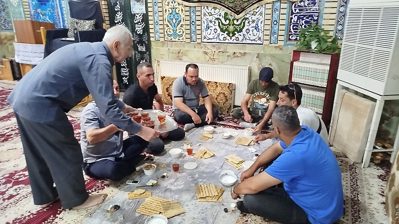 اربعین حسینی در آستانه اشرفیه؛ تکریم سوگواران با سفره صبحانه