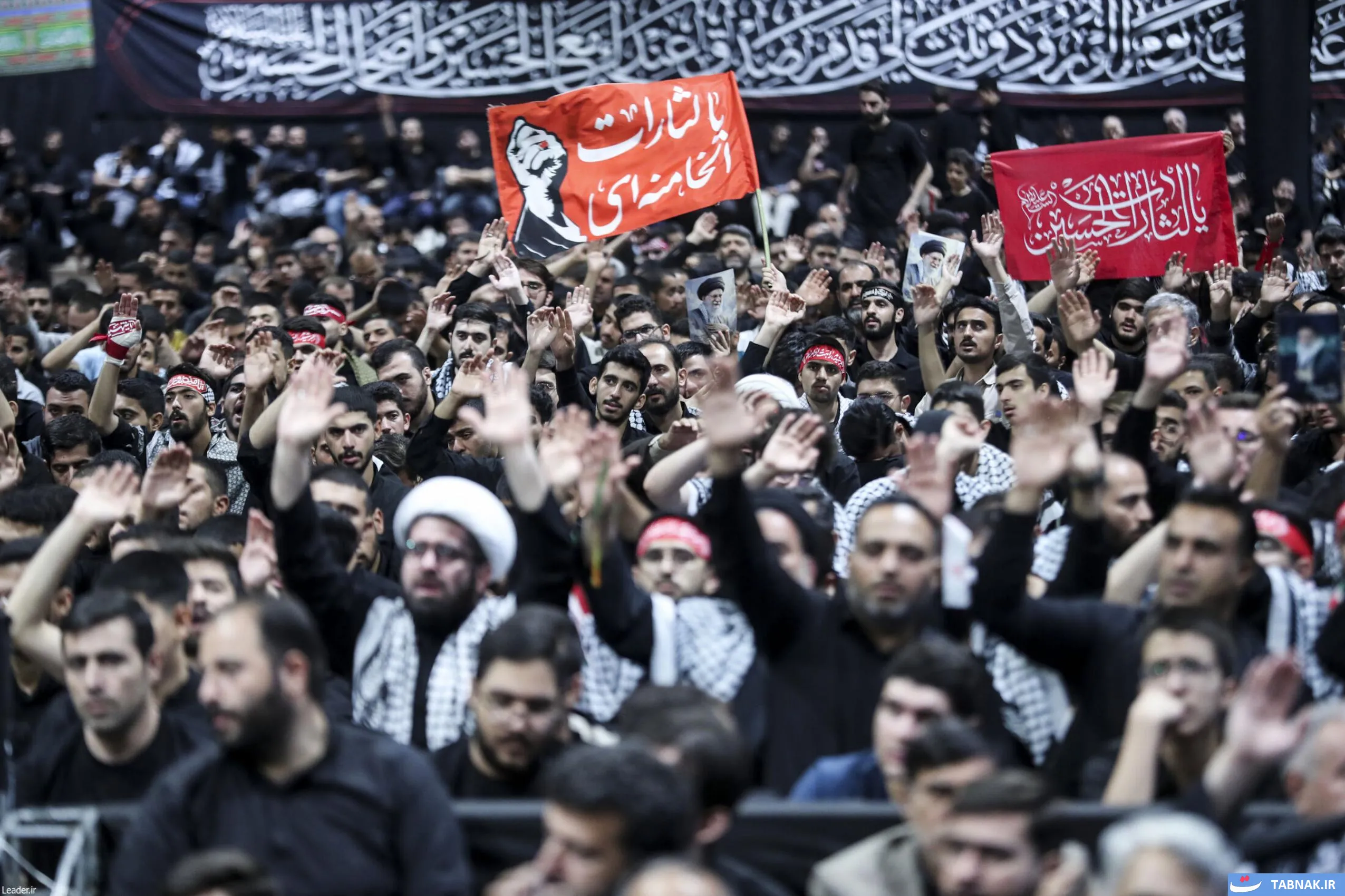 آیین سوگواری اربعین حسینی در جوار محل شهادت رهبر انقلاب برگزار شد