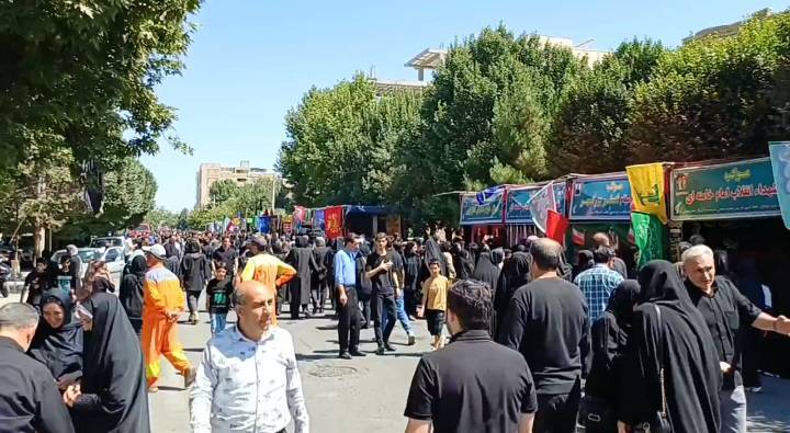 عزاداری جاماندگان اربعین حسینی در سلماس