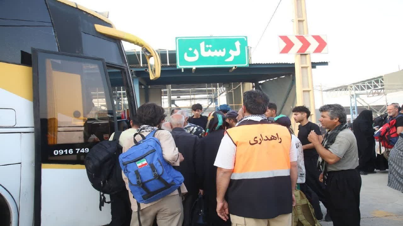 جابه‌جایی بیش از ۱۲ هزار زائر اربعین در لرستان؛ ثبت ۴۵۵ سفر به مرزهای سه‌گانه