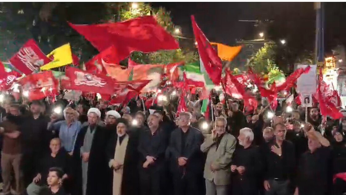 عشق به اباعبدالله در گرمای جنوب؛ عزاداران بهبهانی آیین جاماندگان اربعین را گرامی داشتند
