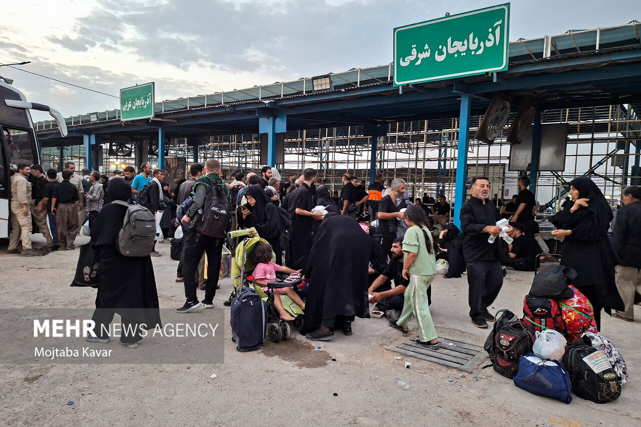 آغاز موج بازگشت زائران اربعین از گذرگاه مرزی مهران