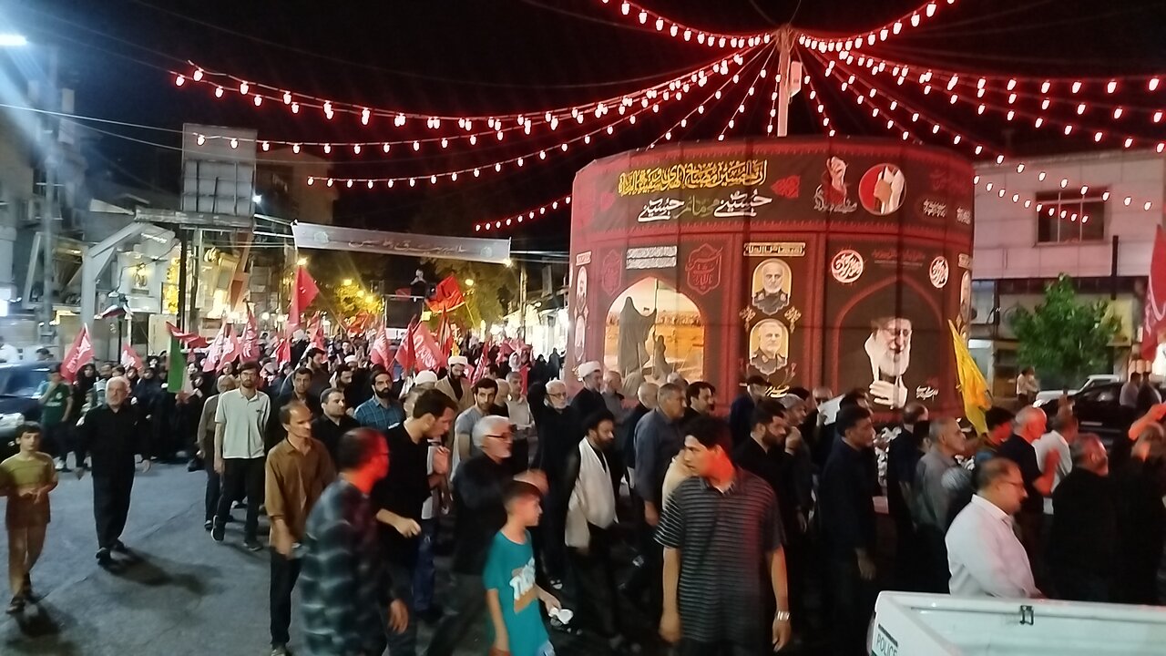 مردم آستانه اشرفیه برای صد و پنجاه و نهمین بار در خیابان‌ها حاضر شدند