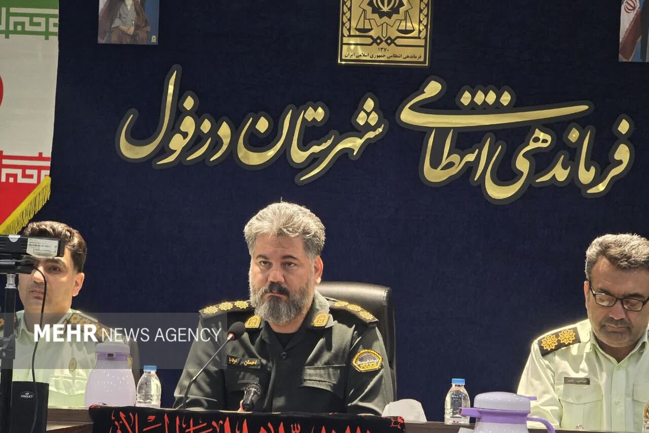 کاهش ۲۱ درصدی جرائم خشن در دزفول؛ سرقت‌های مهم و خرد نیز روند نزولی گرفت