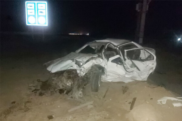 واژگونی خودروی سمند در محور تبریز-آذرشهر؛ دو نفر جان باختند