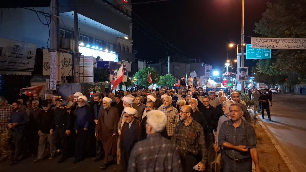 صد و شصت و یکمین اجتماع اقتدار در نکا؛ مردم بار دیگر پای کار ولایت ایستادند