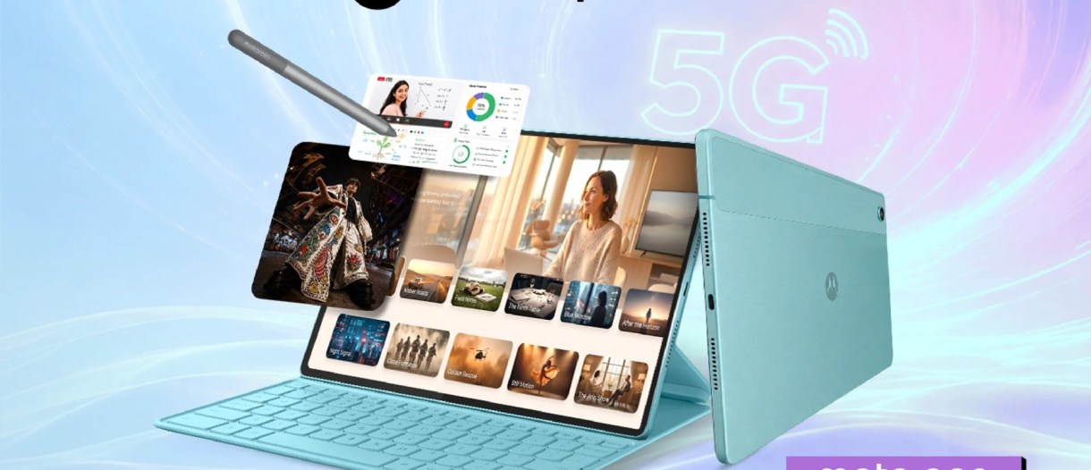 رونمایی موتورولا از موتو پد ۷۰؛ باریک‌ترین و سبک‌ترین تبلت 5G جهان با باتری ۱۰٬۲۰۰ میلی‌آمپرساعتی