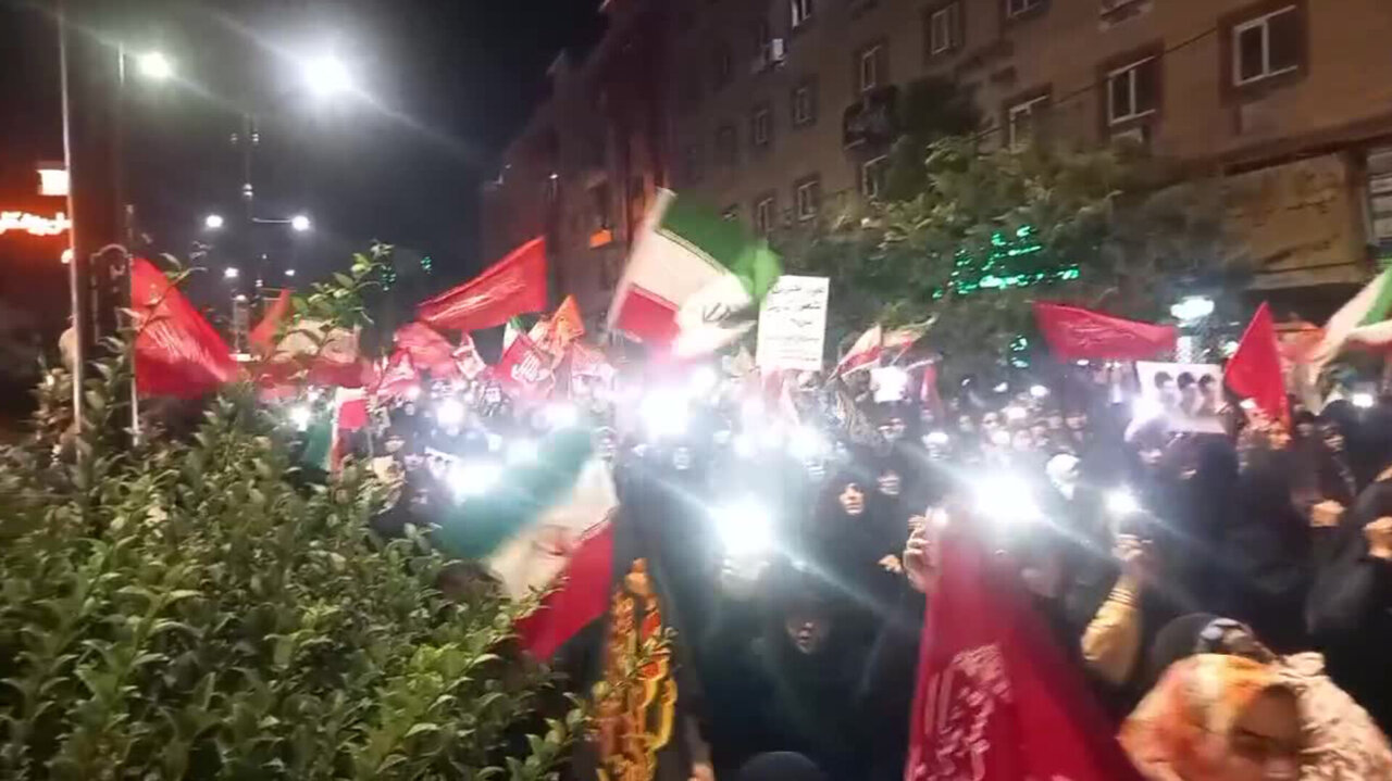آیین خون‌خواهی رهبر شهید با حضور پرشور مردم بابل برگزار شد