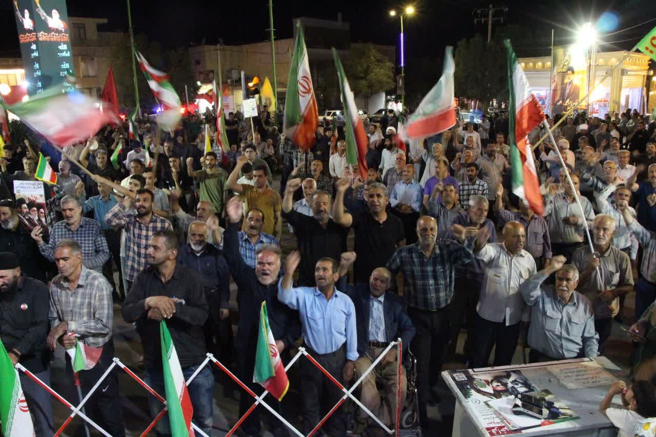 صد و شصت و یکمین تجمع حماسی مردم اردستان در حمایت از نیروهای مسلح برگزار شد