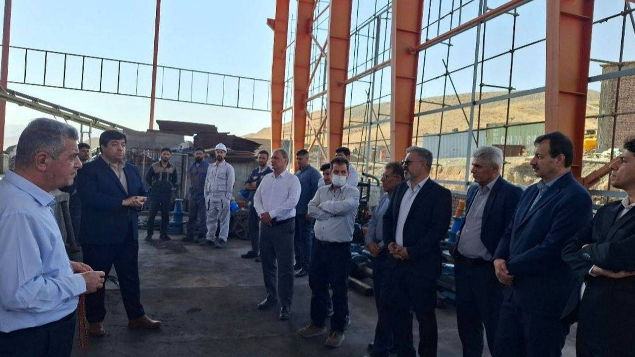 واحد فرآوری سنگ‌آهن دایه سلیمان سقز آماده بهره‌برداری شد؛ مسیر مقابله با خام‌فروشی در کردستان هموار می‌شود