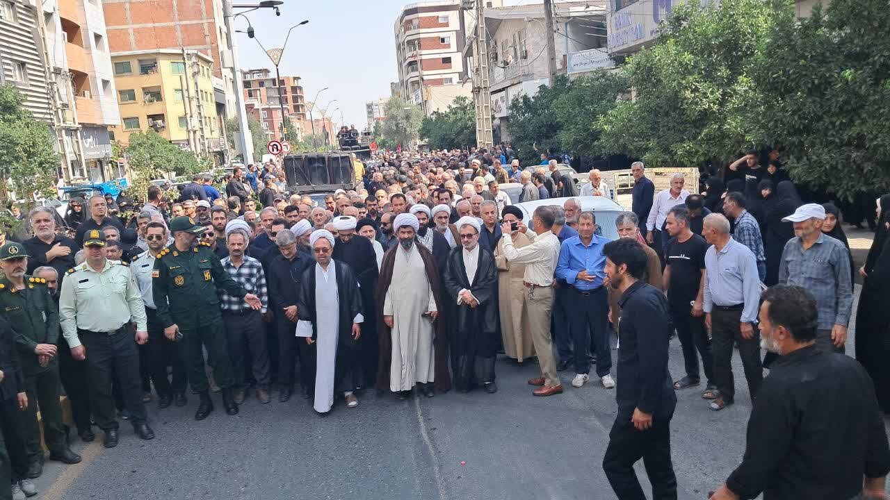 شهید مأموریت خنثی‌سازی بمب پارچین به مازندران بازگشت؛ پیکر مدافع امنیت در روستای گلورد آرام گرفت