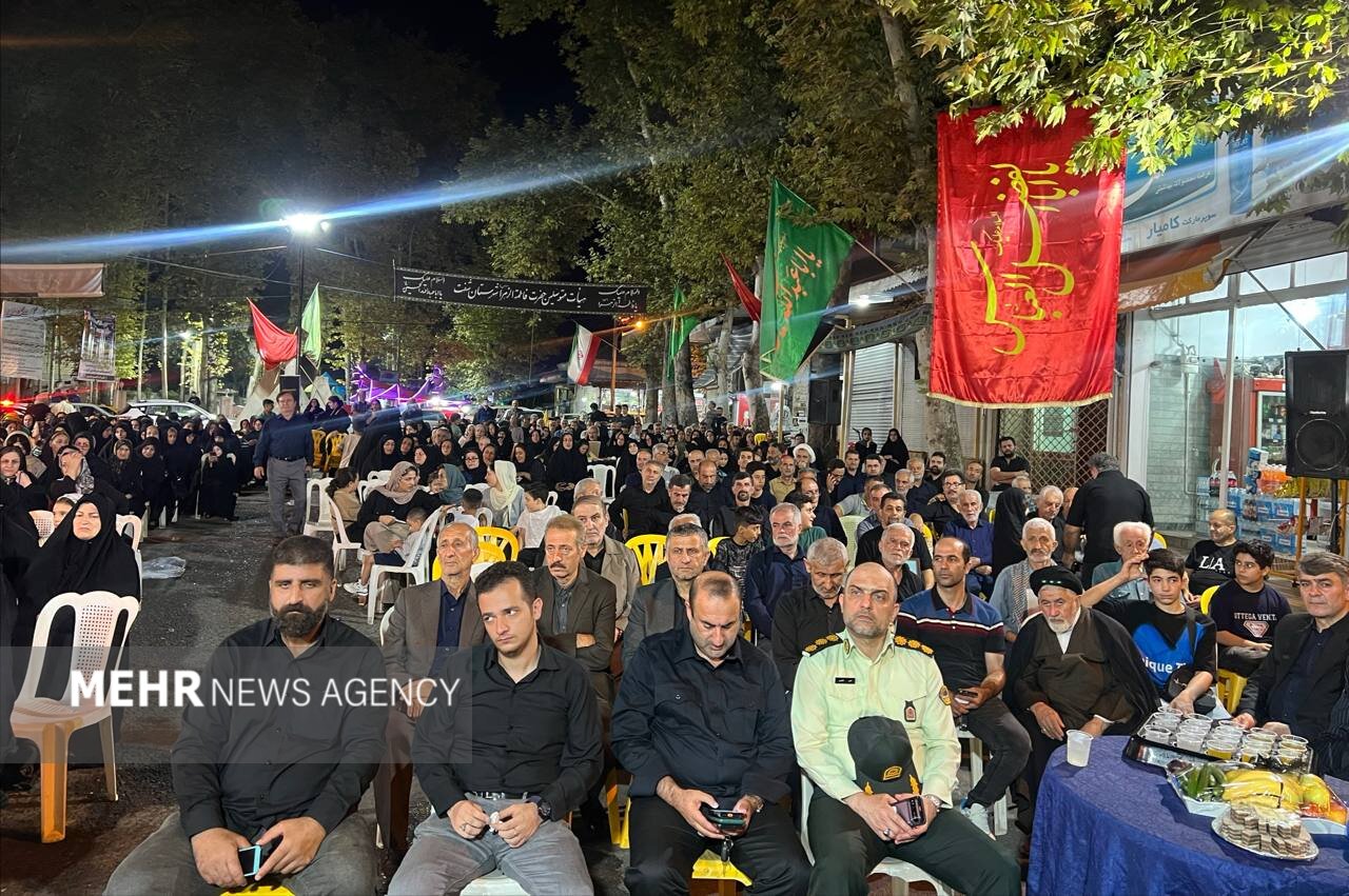 شب سوگ نبوی در شفت؛ یاد ۴۰۰ فرزند آسمانی گرامی داشته شد