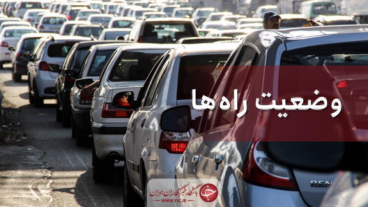 حجم بالای سفرهای تابستانی؛ محور چالوس یک‌طرفه و ترافیک هراز سنگین شد