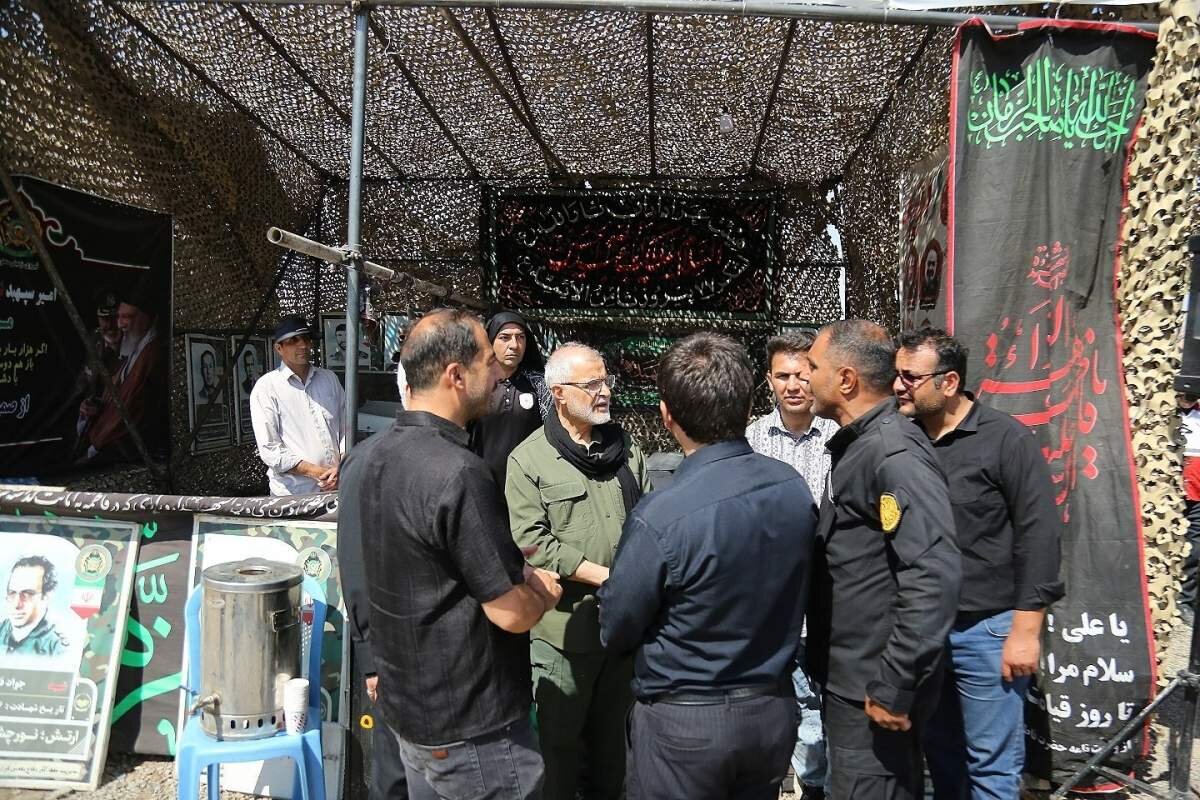 بازدید میدانی رئیس ستاد اربعین از مواکب خدمت‌رسان به زائران در مشهد