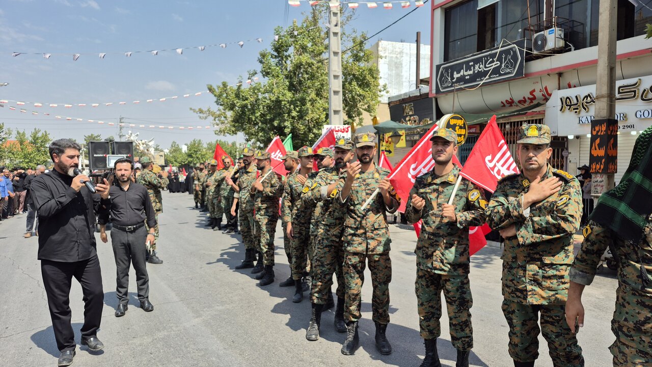 «یا رسول‌الله یا حسن(ع)»؛ ندای عزاداران یاسوجی در خیابان‌های شهر