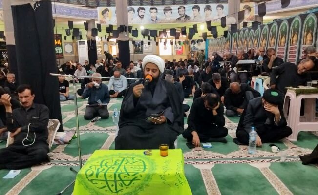 آیین زیارت پیامبر اعظم(ص) از بعید در دیّر بوشهر برگزار شد