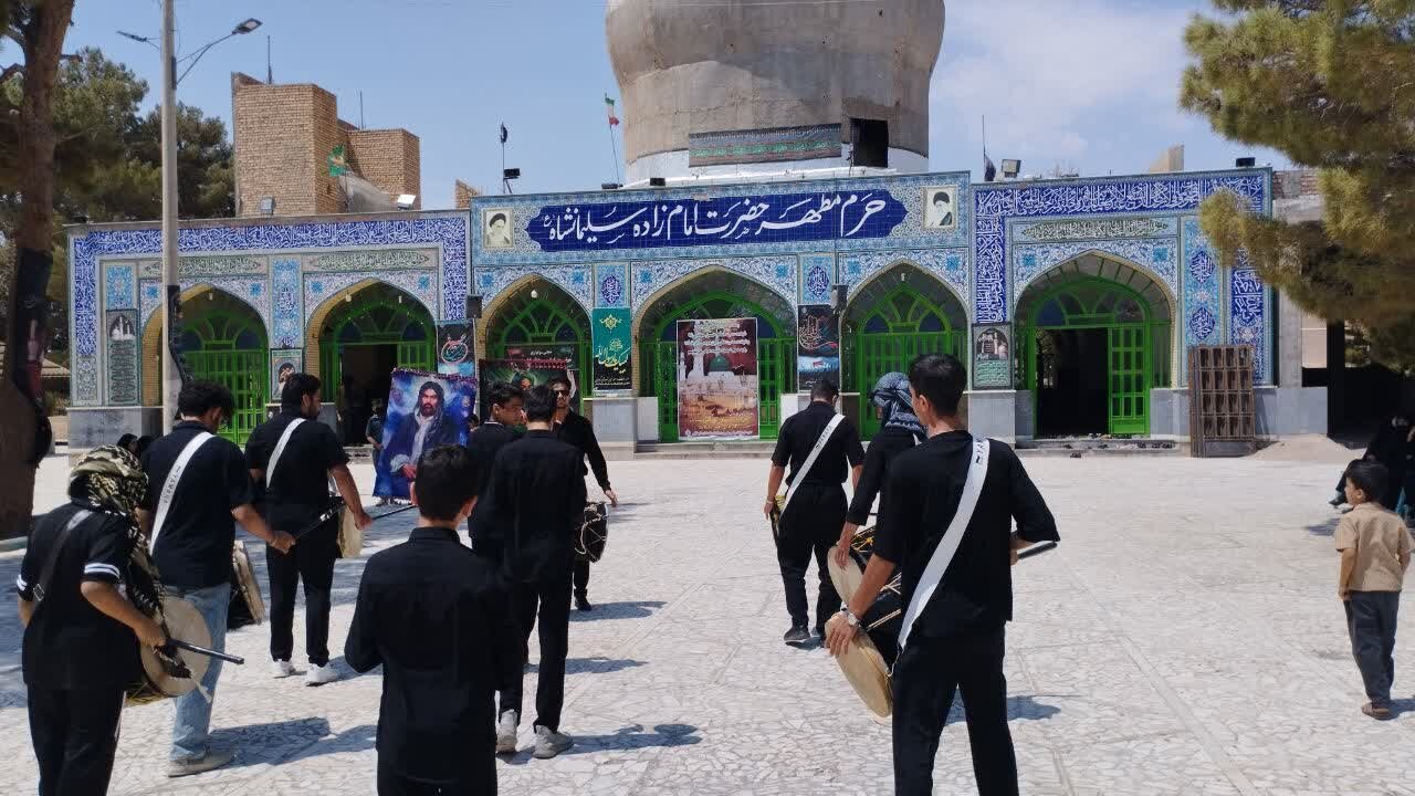 کوهبنان در غم فراق نبی رحمت و کریم اهل‌بیت به سوگ نشست