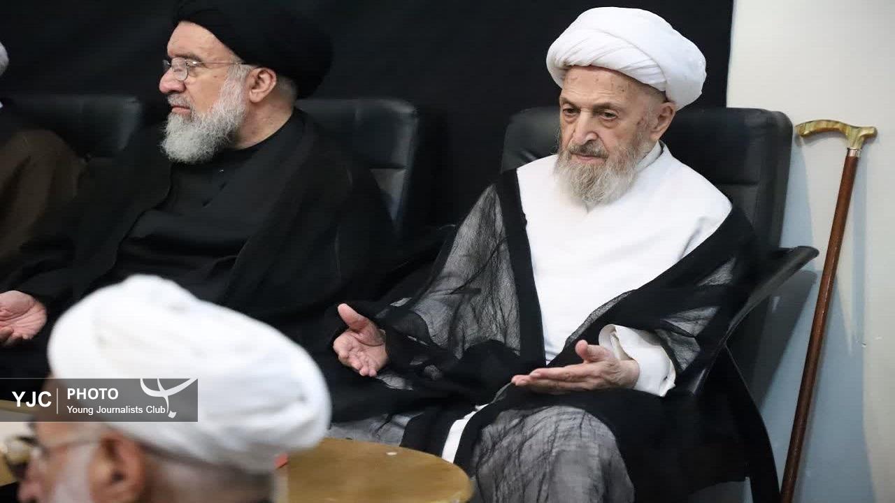 عزاداری ۲۸ صفر در بیت مراجع تقلید قم؛ سوگ رحلت پیامبر اکرم (ص) و شهادت امام مجتبی (ع)