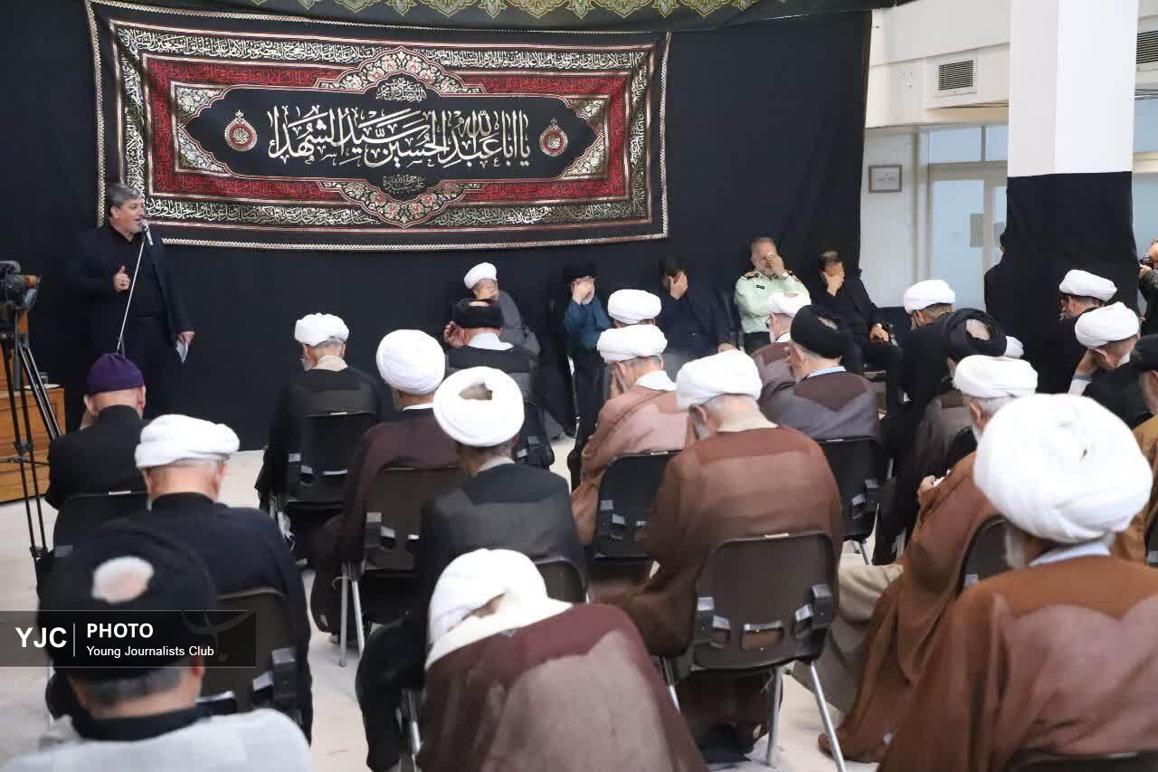 مراسم عزاداری ۲۸ صفر در بیت مراجع تقلید قم