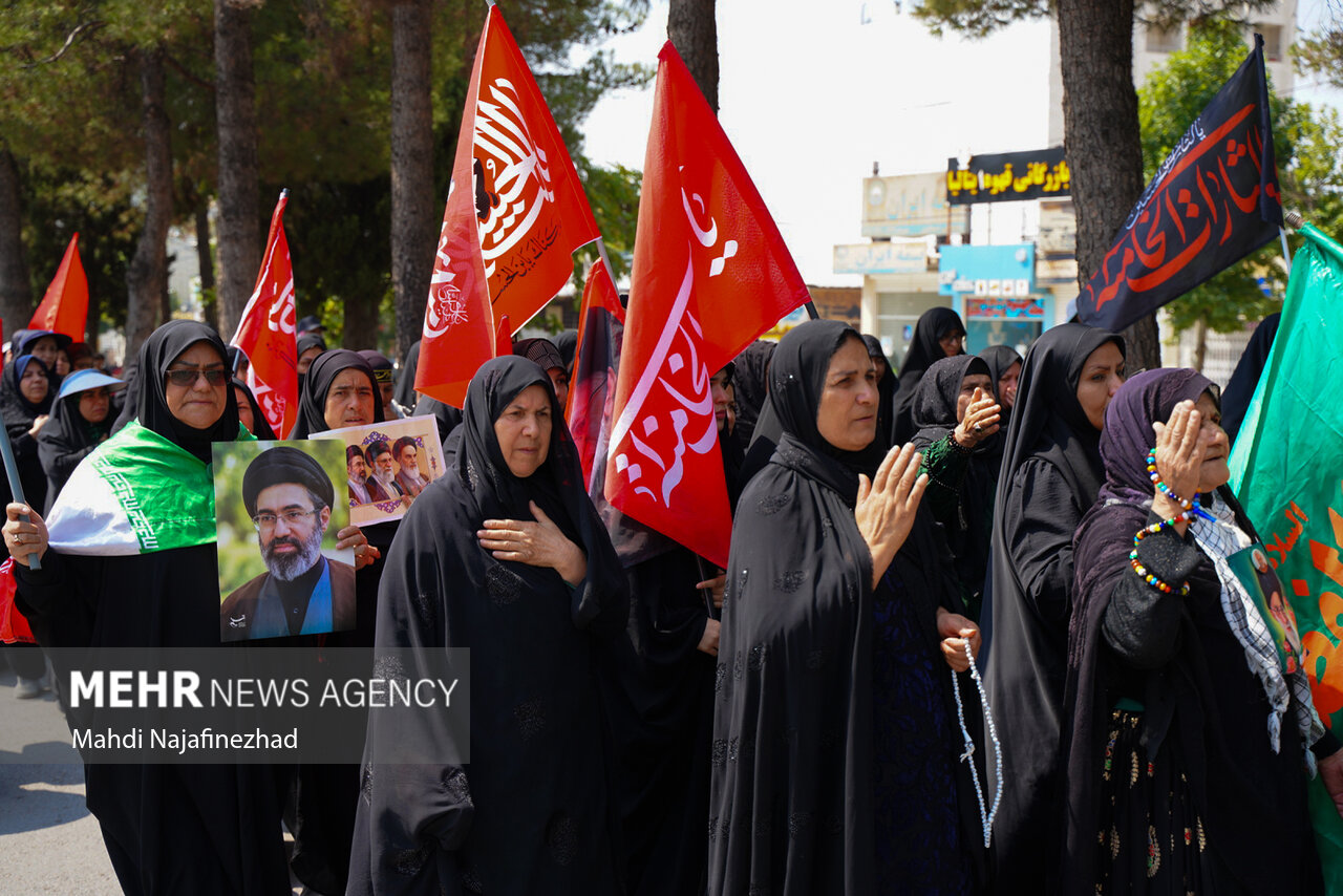 آیین سوگواری سالروز رحلت پیامبر(ص) در یاسوج برگزار شد