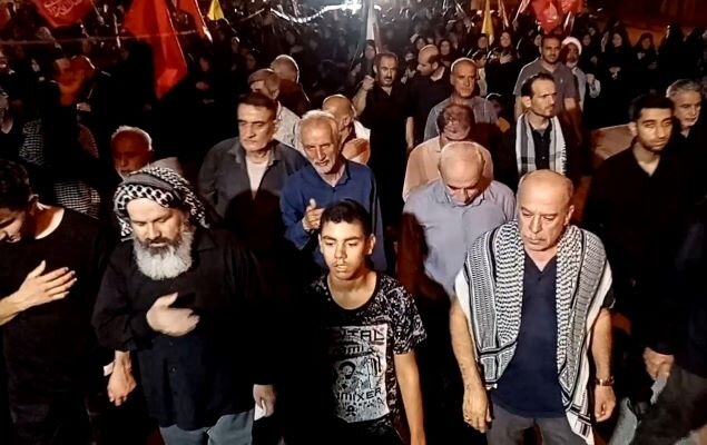 هم‌صدایی عاشقان اهل‌بیت در آب‌پخش؛ آیین سوگواری شهادت ثامن‌الحجج(ع) برگزار شد