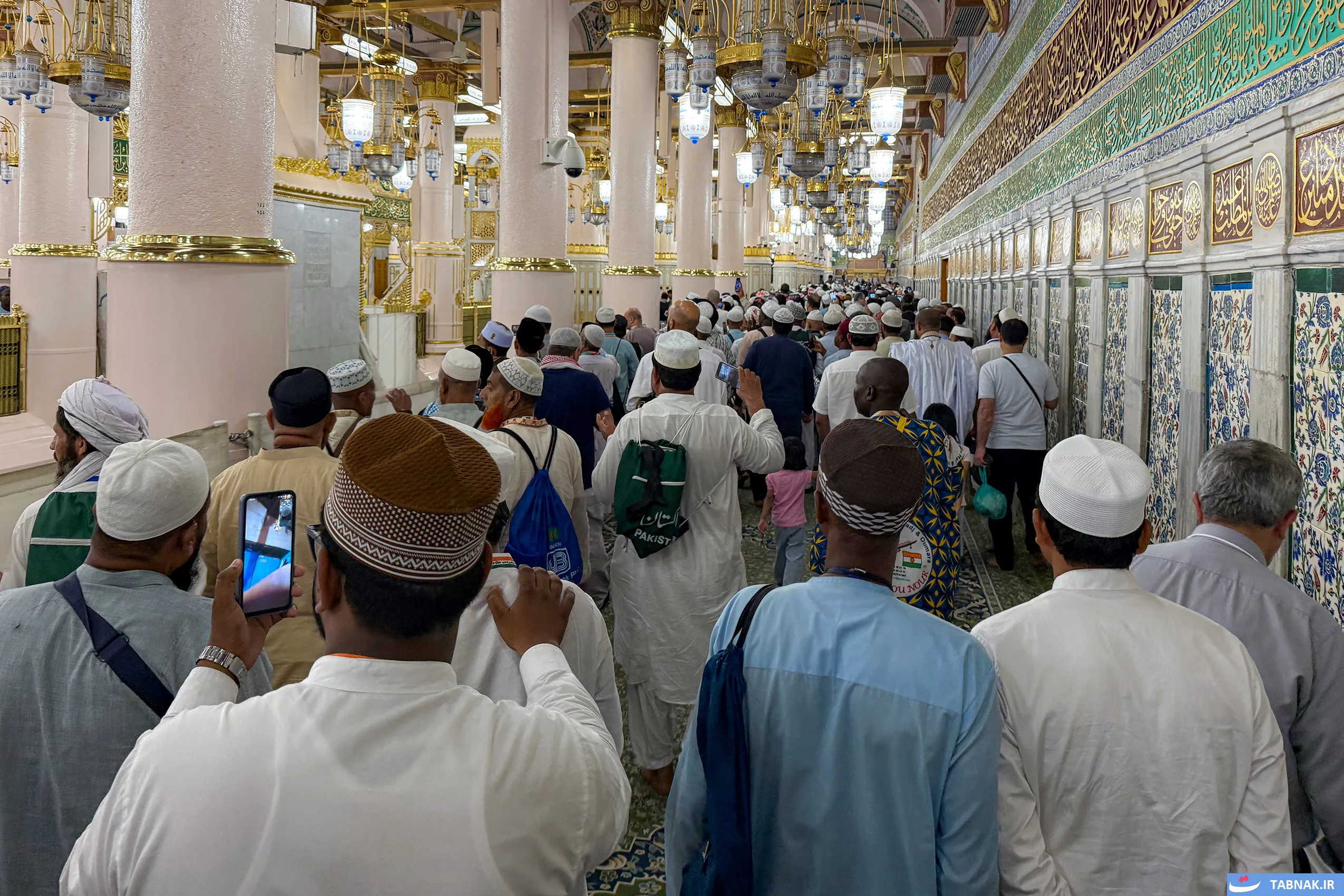 تصاویر | مدینه در سوگ پیامبر رحمت(ص) و کریم اهل‌بیت(ع)