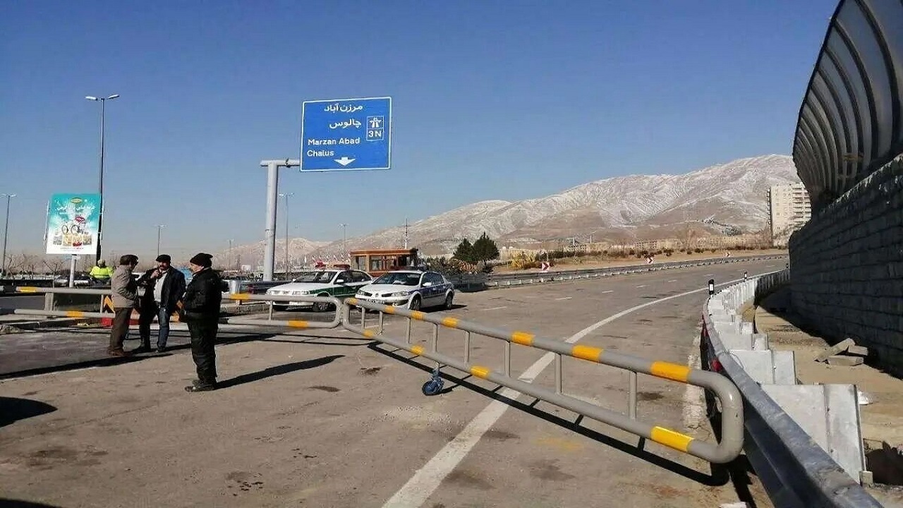 یک‌طرفه شدن محور چالوس به دلیل ترافیک سنگین؛ مسدودی جنوب به شمال آزادراه تهران-شمال