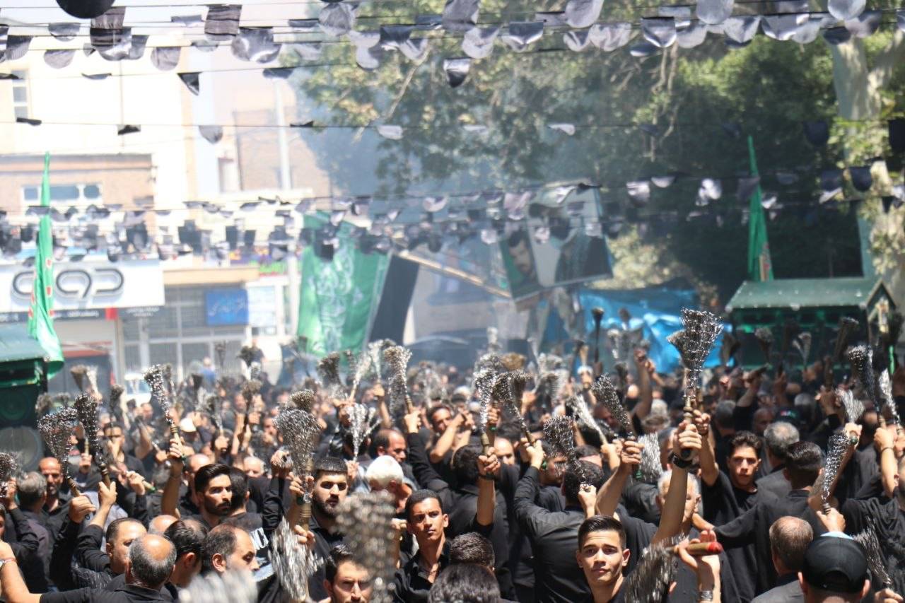 سوگواران آشتیانی در روزهای پایانی ماه صفر گرد هم آمدند + تصاویر