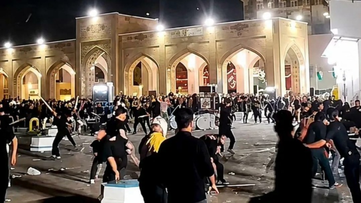 نزاع عزاداران در خیابان طبرسی مشهد؛ دو مصدوم و مداخله پلیس