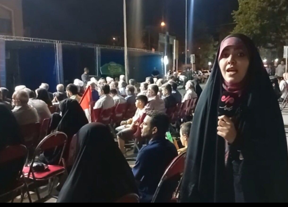 روایت شب پرشور سنندج؛ میدان آزادی میزبان اجتماع مردمی در حمایت از انقلاب اسلامی